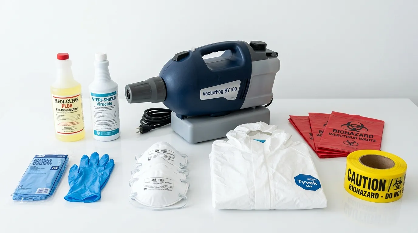 Professional biohazard remediation crew working in Mott Haven