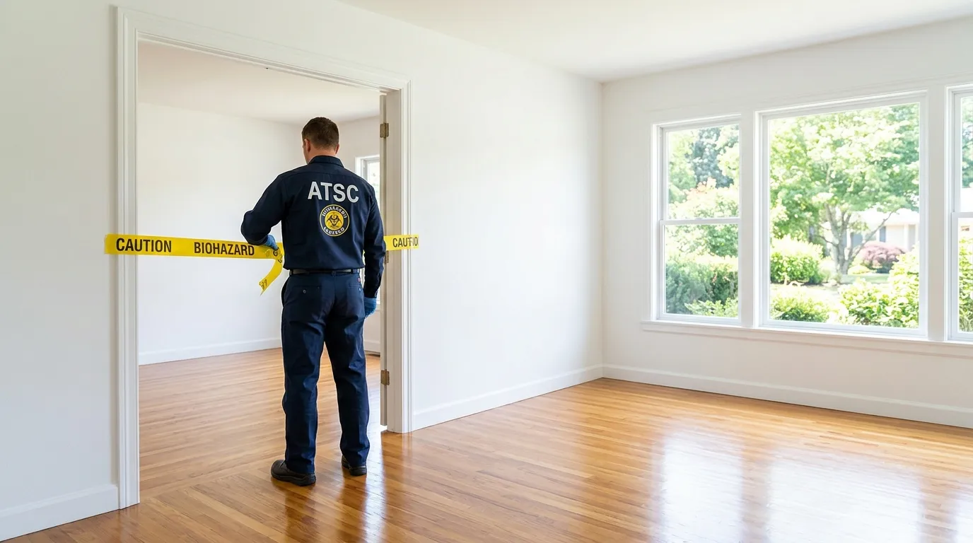 Certified biohazard cleanup crew performing Crime Scene Cleanup in Mott Haven